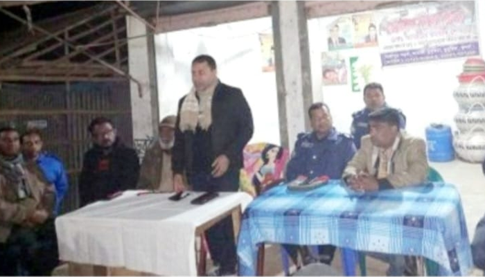 ডুমুরিয়ায় থানা পুলিশের সচেতনতামূলক সভা