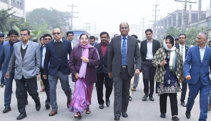 সাভার বিসিক শিল্পনগরী এবং সিইটিপি পরিদর্শন করলেন প্রধানমন্ত্রীর মুখ্য সচিব