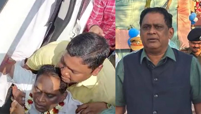 ওড়িশার স্বাস্থ্যমন্ত্রীর বুকে পুলিশের গুলি