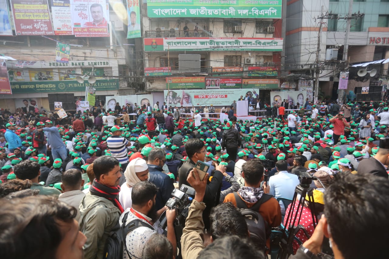 নয়াপল্টনে বিএনপির গণঅবস্থান, নতুন কর্মসূচি আসছে