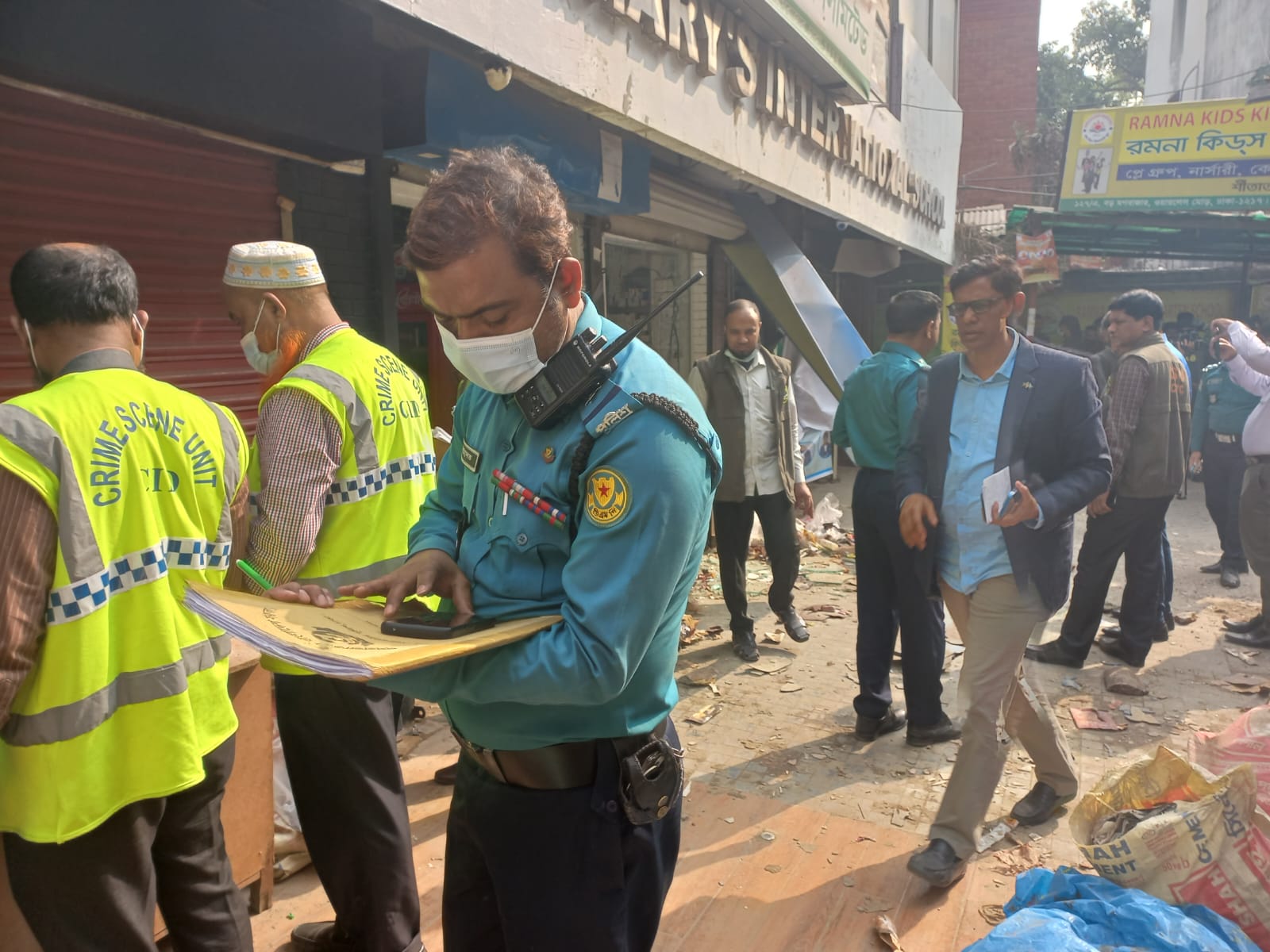 মগবাজারে বিকট বিস্ফোরণ, আহত ৪