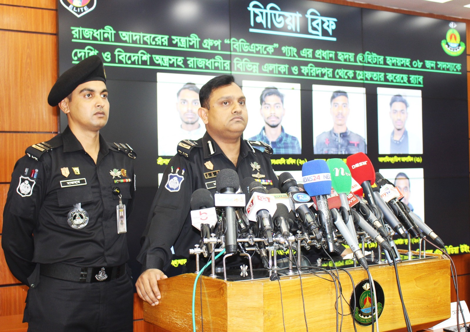 বিডিএসকে গ্রুপের ৮সদস্য গ্রেপ্তার