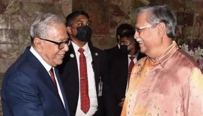 শাহাবুদ্দিন চুপ্পুকে বিদায়ী রাষ্ট্রপতির অভিনন্দন