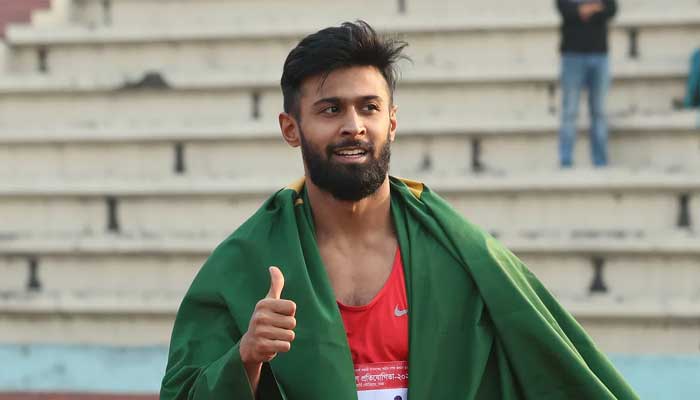 ৬০ মিটার স্প্রিন্টে স্বর্ণজয় ইমরানুরের