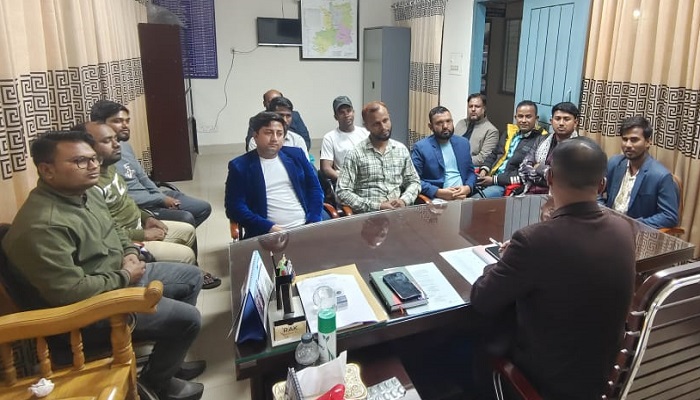 কোম্পানীগঞ্জ প্রেসক্লাবের সঙ্গে নবাগত ওসির মতবিনিময়