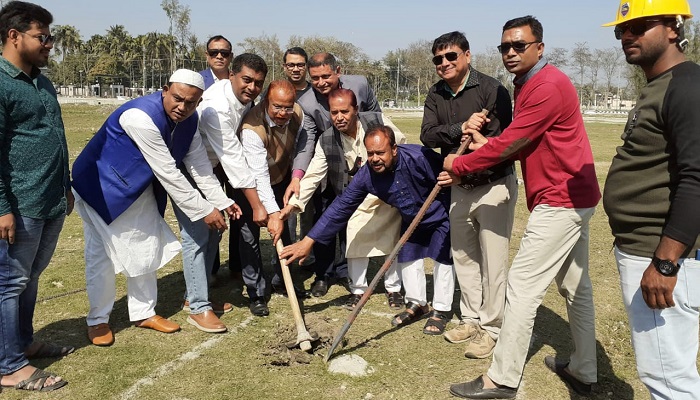 পটুয়াখালীতে শহীদ মিনারের ভিত্তিপ্রস্তর স্থাপন