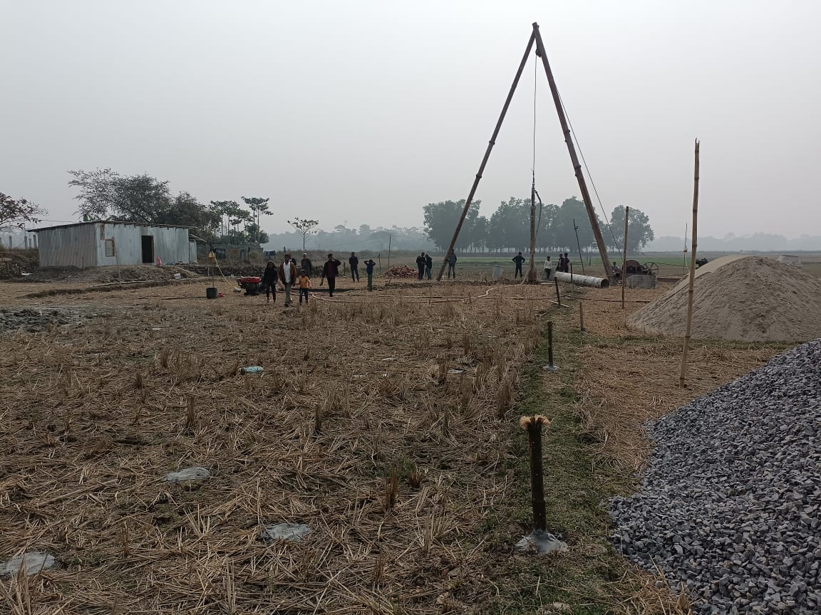 বিশ্বনাথে কচ্ছপ গতিতে চলছে ওয়ান পাউন্ড হাসপাতালের কাজ