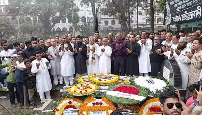 ভাষাশহীদদের শ্রদ্ধা জানালো বিএনপি