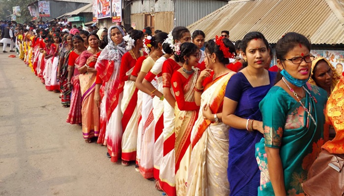 জনসমুদ্রে পরিণত প্রধানমন্ত্রীর জনসভাস্থল