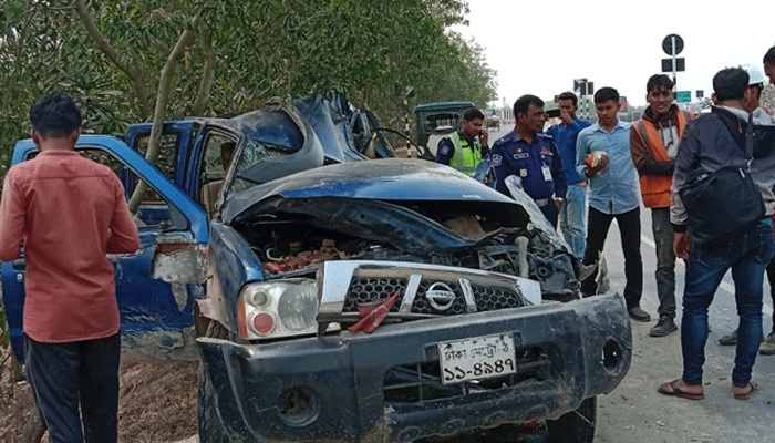 ট্রাক-পিকআপ সংঘর্ষে চীনা নাগরিক নিহত