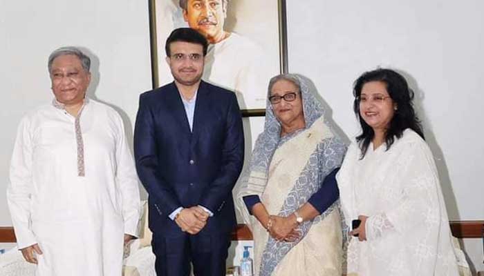 সৌরভ গাঙ্গুলির সঙ্গে গণভবনে প্রধানমন্ত্রী, বিসিবি সভাপতি