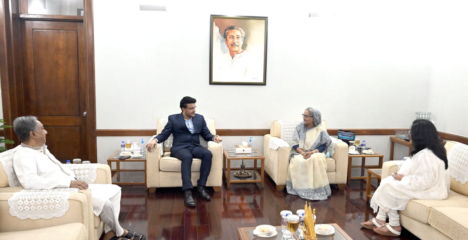 প্রধানমন্ত্রীর সঙ্গে সৌরভ গাঙ্গুলির সৌজন্য সাক্ষাৎ
