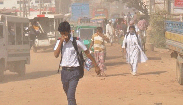 ঢাকার বায়ু আজও বিপজ্জনক