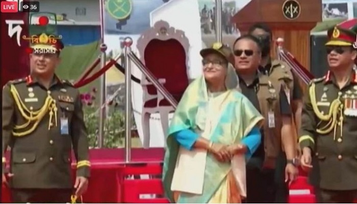 আবদুল হামিদ সেনানিবাসের উদ্বোধন