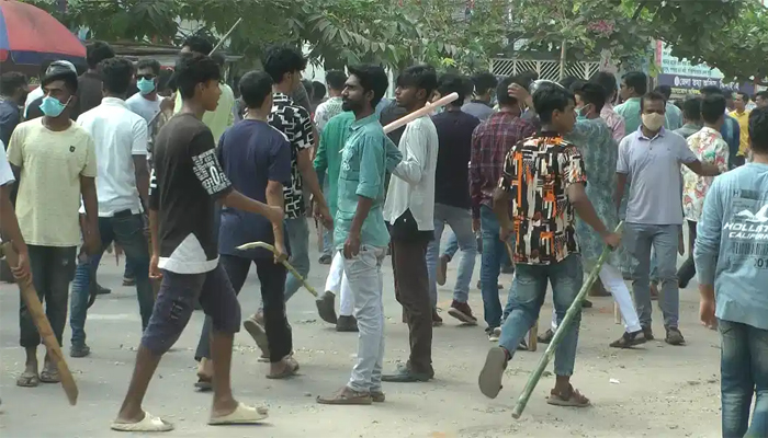 ঝিনাইদহে ছাত্রলীগ-বিএনপি ধাওয়া-পাল্টাধাওয়া, আহত ৬