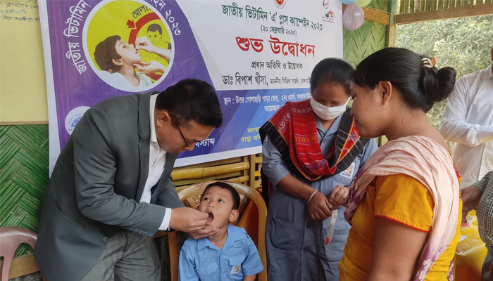 রাঙ্গামাটিতে ভিটামিন এ প্লাস ক্যাম্পেইন শুরু