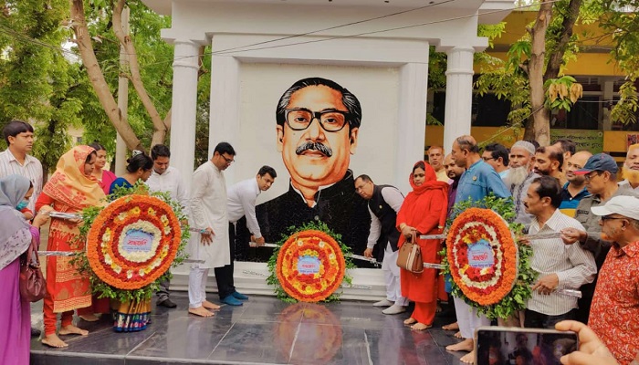 ঝিকরগাছায় বঙ্গবন্ধুর জন্মদিন পালন