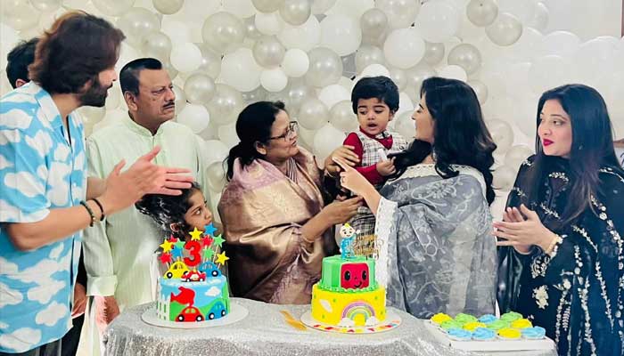ছেলে বীরের জন্মদিন উদযাপন শাকিব-বুবলীর