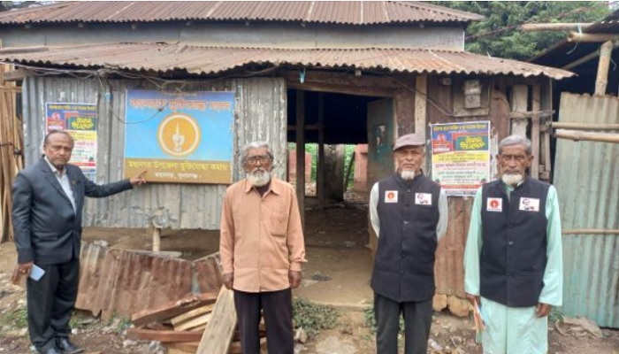 মধ্যনগরে প্রভাবশালীদের দখলে মুক্তিযোদ্ধা সংসদের জায়গা