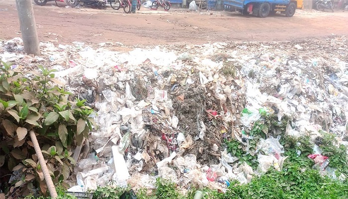 মাধবপুরে অবাধে বিক্রি হচ্ছে পলিথিন