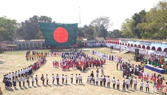নড়াইলে হাজারো কন্ঠে ৭ মার্চের ভাষণ