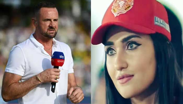 পাকিস্তানি ক্রিকেটারের স্ত্রীকে দেখে এ কি বললেন ধারাভাষ্যকার!
