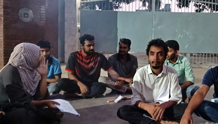 আমরণ অনশনে রাবির ৮ শিক্ষার্থী