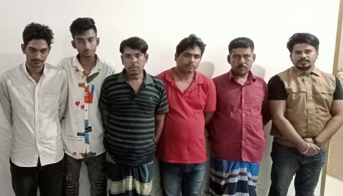 জামিনে বের হয়ে পুনরায় মাদক কারবারি, গ্রেপ্তার ৫