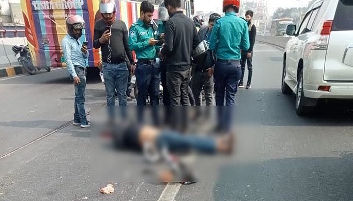 যাত্রাবাড়ীতে সড়ক দুর্ঘটনায় নারী নিহত