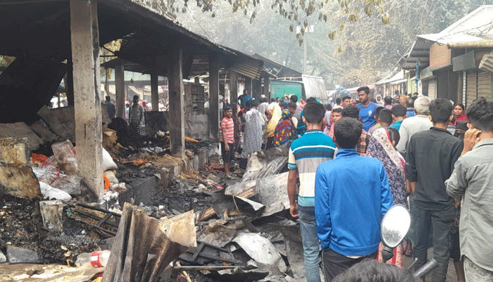 নাগরপুরে অগ্নিকাণ্ডে কোটি টাকার ক্ষয়ক্ষতি