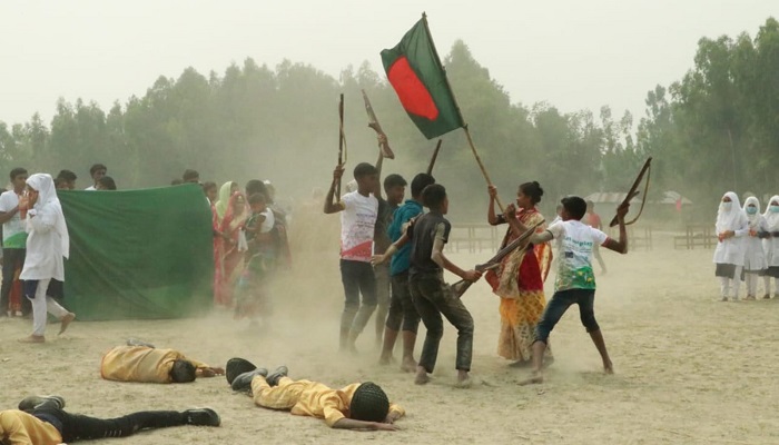 কুড়িগ্রামে দুর্গম চরে ব্যতিক্রমী ক্রীড়া প্রতিযোগিতা