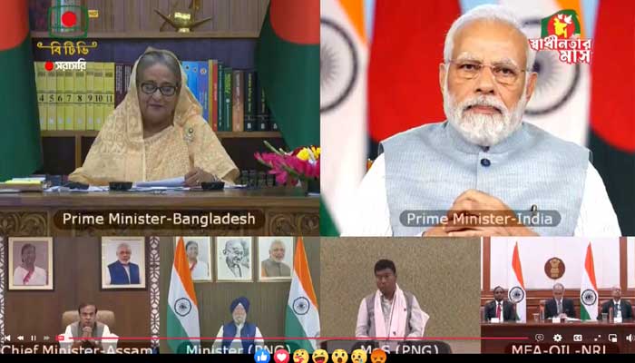 বাংলাদেশ-ভারত ফ্রেন্ডশিপ পাইপলাইনের উদ্বোধন