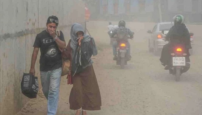 দূষিত শহরের তালিকায় আজ ঢাকা তৃতীয়