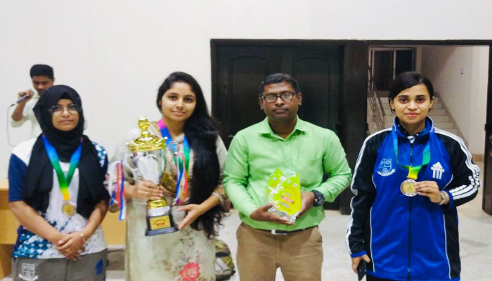 টেবিল টেনিসে জবি ছাত্রীদের ব্রোঞ্জ পদক জয়