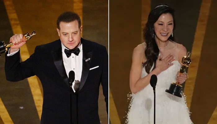 অস্কারে সেরা অভিনেতা-অভিনেত্রী ব্রেন্ডন ও মিশেল