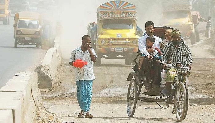 দূষিত শহরের তালিকায় আজ ৫ম ঢাকা