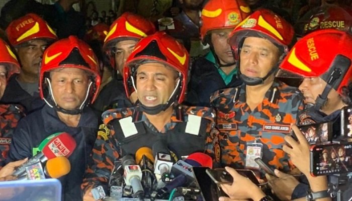 আগুন নিয়ন্ত্রণের পর যা বললো ফায়ার সার্ভিস
