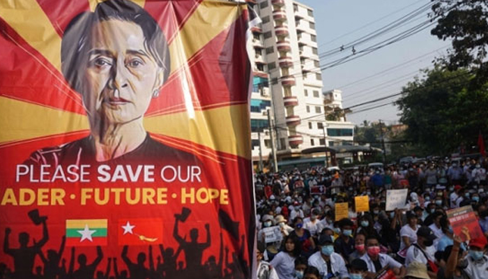 সু চি’র দল ভেঙে দেওয়ায় যুক্তরাষ্ট্রের নিন্দা