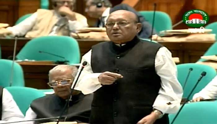 সংসদে ভাষণ দিতে গিয়ে তোফায়েল অসুস্থ