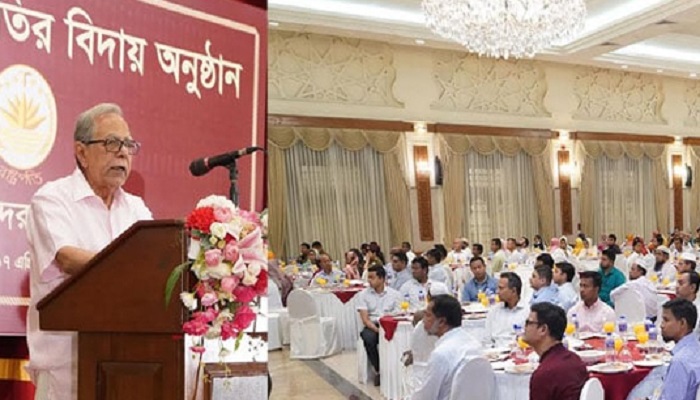 রাষ্ট্রপতির রাজকীয় বিদায়ের প্রস্তুতি