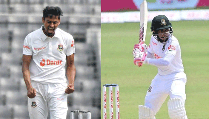 টেস্ট ক্যারিয়ারের সেরা র‌্যাঙ্কিংয়ে মুশফিক-তাইজুল