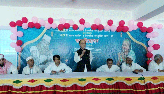 মুকসুদপুরে মডেল মসজিদ উদ্ধোধন করলেন প্রধানমন্ত্রী