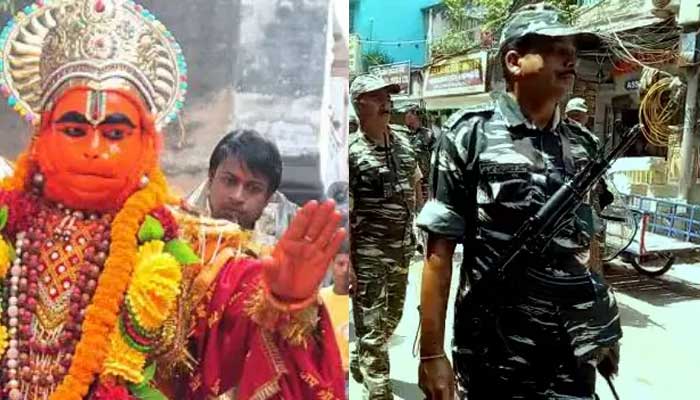 পশ্চিমবঙ্গে নজিরবিহীন নিরাপত্তা, রাস্তায় কেন্দ্রীয় বাহিনী