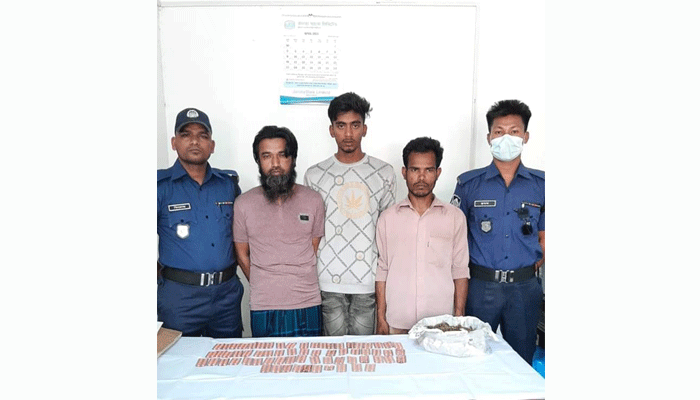 চিরিরবন্দরে আটক ৪ মাদক ব্যবসায়ী কারাগারে