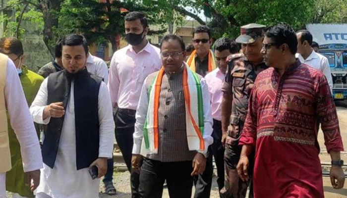 ভারতীয় সহকারী হাইকমিশনারের বাংলাবান্ধা স্থলবন্দর পরিদর্শন