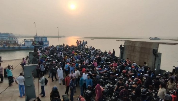 শিমুলিয়া-মাঝিকান্দি রুটে ঈদযাত্রা শুরু