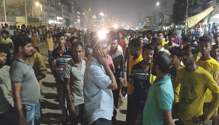 গ্যাস দুর্ঘটনা: পাম্প থেকে ছিটকে গেল সিলিন্ডার
