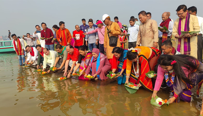 রাঙ্গামাটিতে পাহাড়ি জনগোষ্ঠীর তিন দিনের বৈসাবি উৎসব শুরু