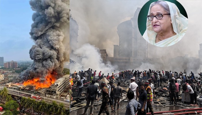 আগুনের ঘটনা মনিটর করছেন প্রধানমন্ত্রী