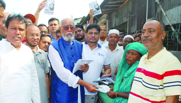 মেয়র প্রার্থী খালেক মধু আওয়াল ও সাব্বিরের প্রচারণা